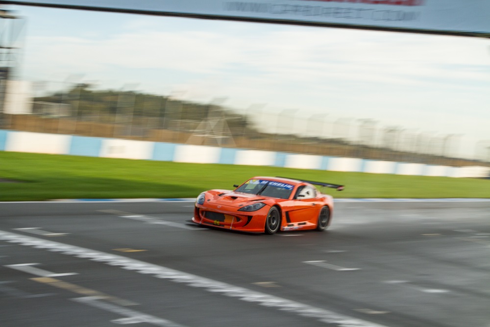 Med 370 hestekræfter er en Ginetta G55 en kraftfuld størrelse
(Foto: Gripping Media)