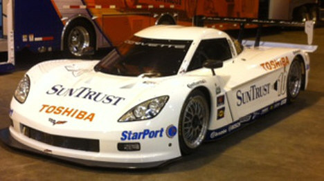 Bliver det i denne Chevrolet Corvette Daytona Prototype racer fra SunTrust Racing at Jan Magnussen skal køre 50<SUP>th</SUP> Rolex Daytona 24 Hours løbet på Daytona International Speedway næste år?
(Foto: Motorsporten.dk)